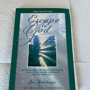 Escape to God by Jim Hohnberger - Teal & Silver Cover